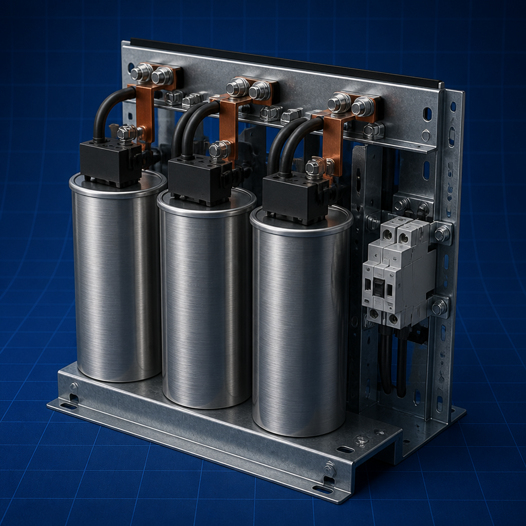 PF capacitor bank — Tariff and Power Factor Improvement