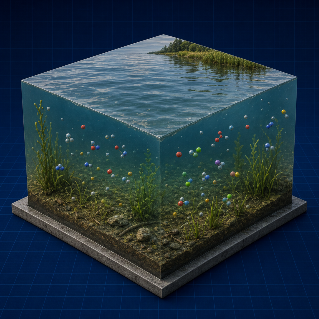 Lake-water cube with ions — Aquatic Chemistry
