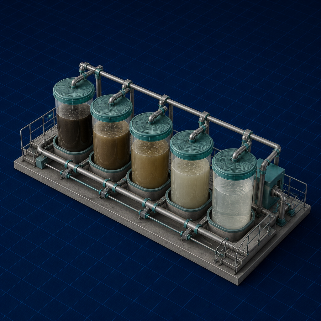Influent sample tanks — Wastewater Characteristics